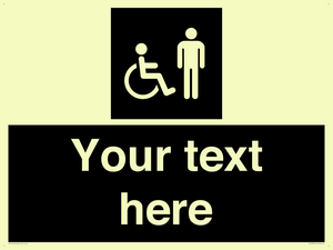 Custom information: black panel disabled and male